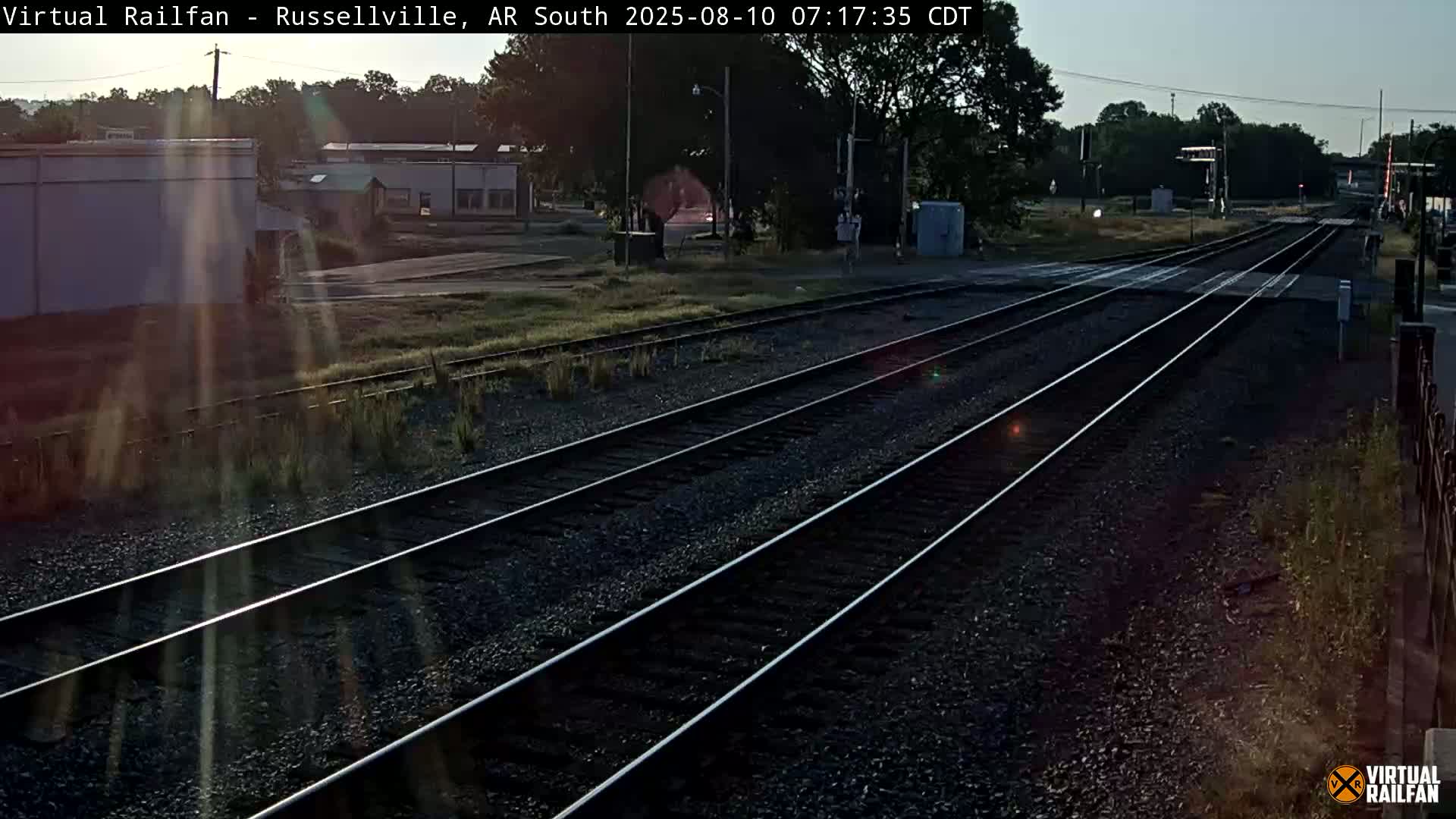 Russellville Railroad Crossing Junction Live Cam - Russellville, Pope, Arkansas, USA 