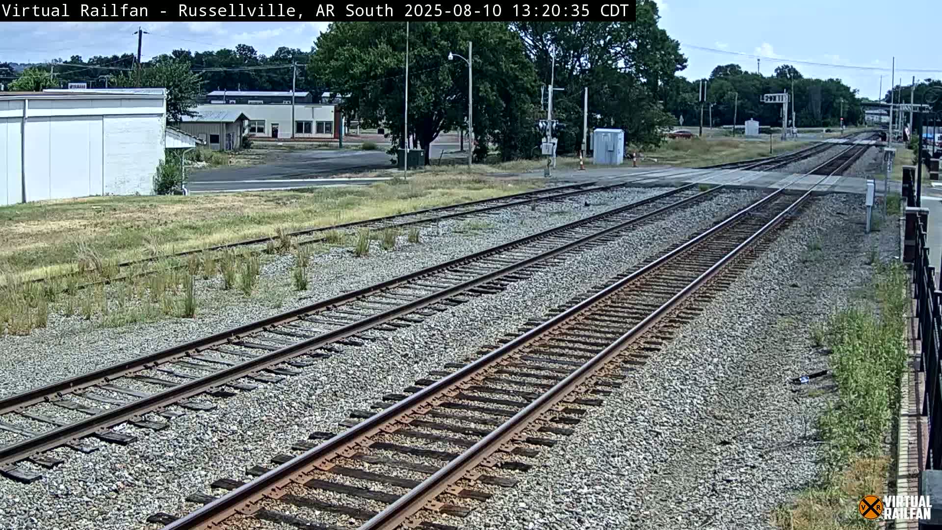 Russellville Railroad Crossing Junction Live Cam - Russellville, Pope, Arkansas, USA 