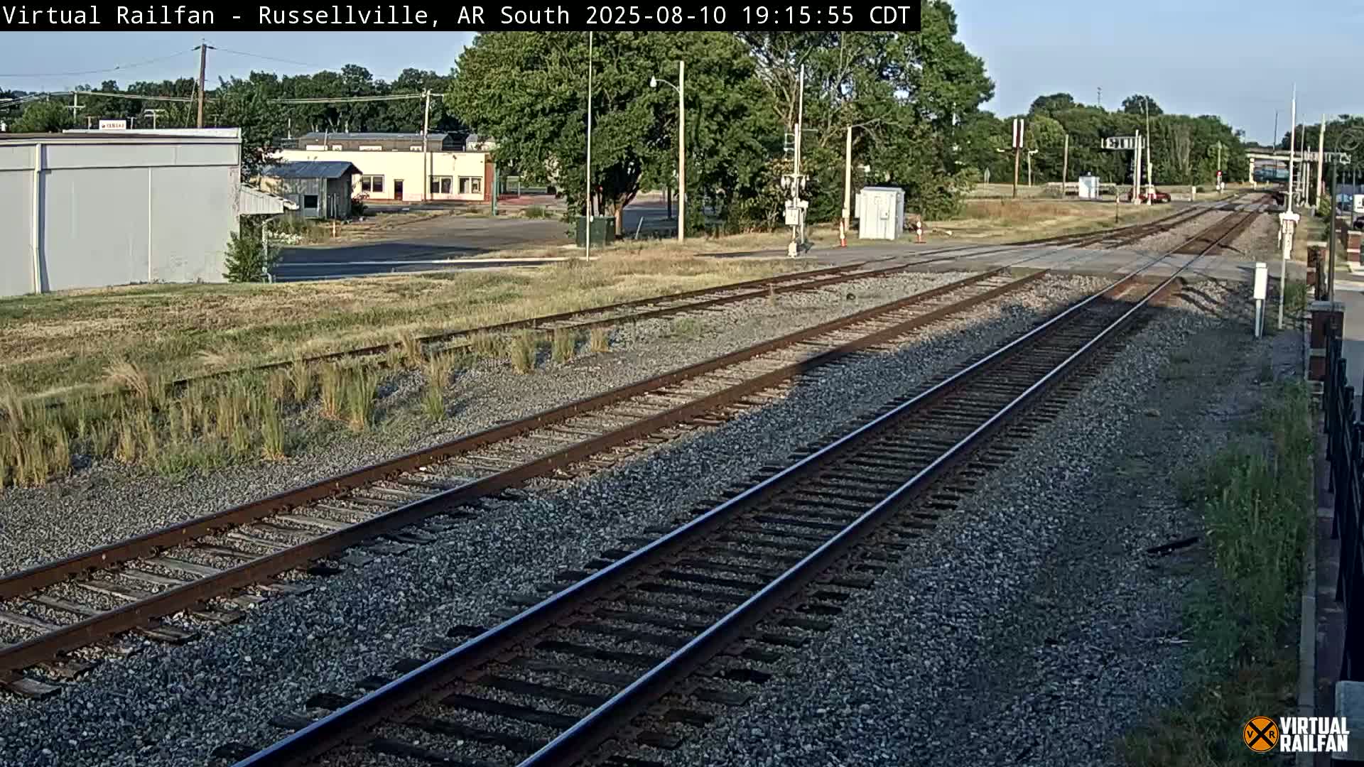 Russellville Railroad Crossing Junction Live Cam - Russellville, Pope, Arkansas, USA 