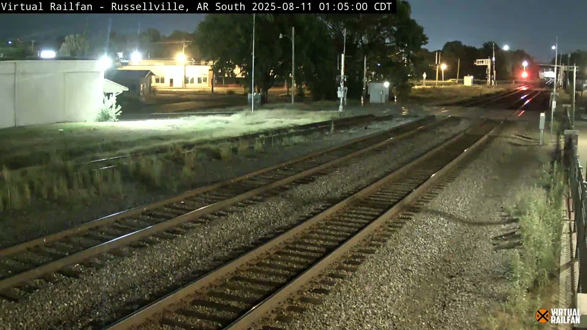 Russellville Railroad Crossing Junction Live Cam - Russellville, Pope, Arkansas, USA 