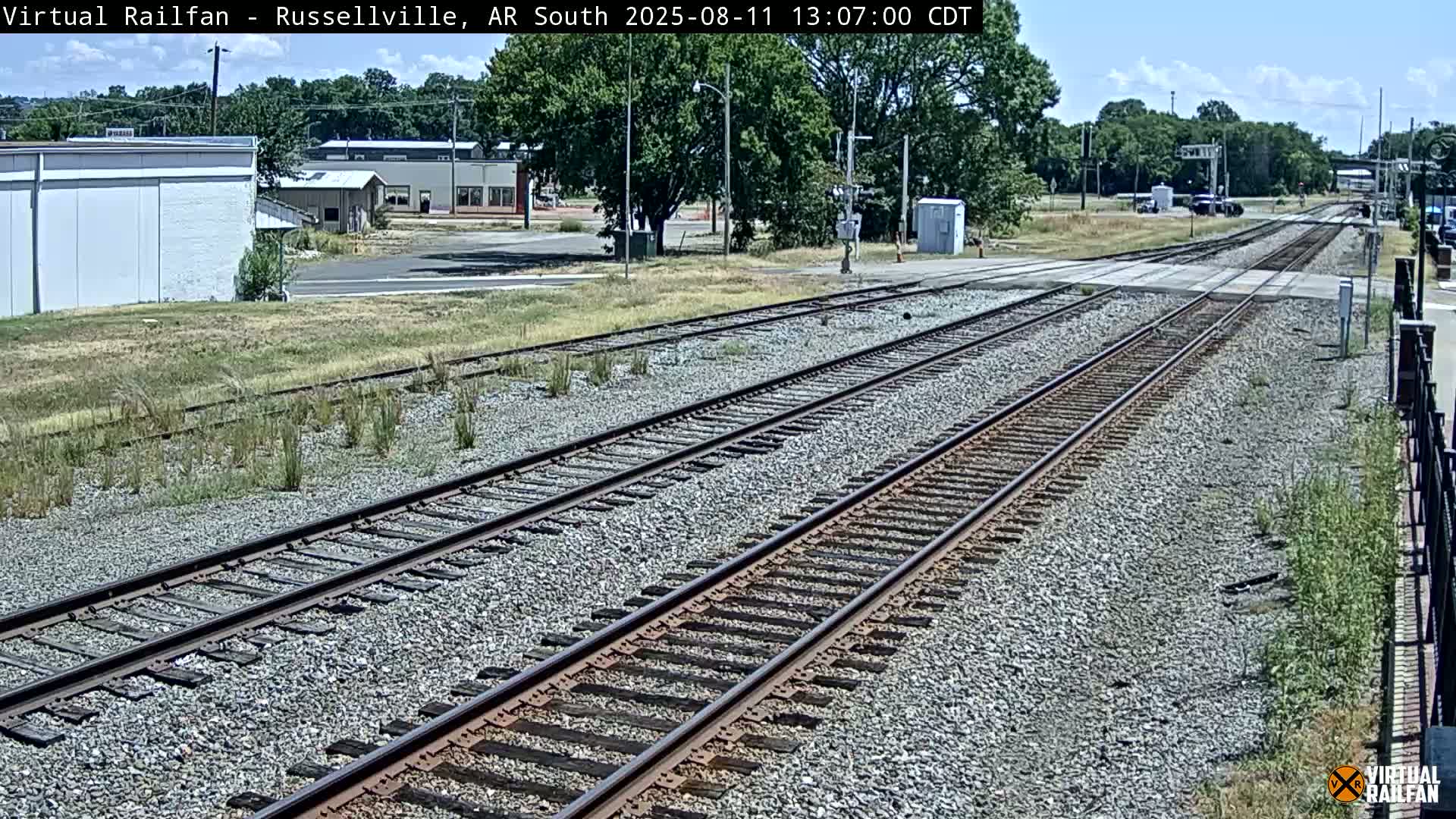 Russellville Railroad Crossing Junction Live Cam - Russellville, Pope, Arkansas, USA 