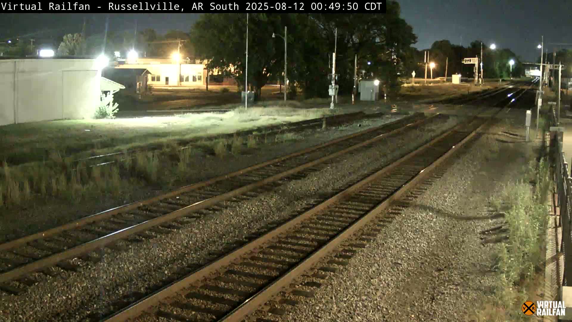 Russellville Railroad Crossing Junction Live Cam - Russellville, Pope, Arkansas, USA 