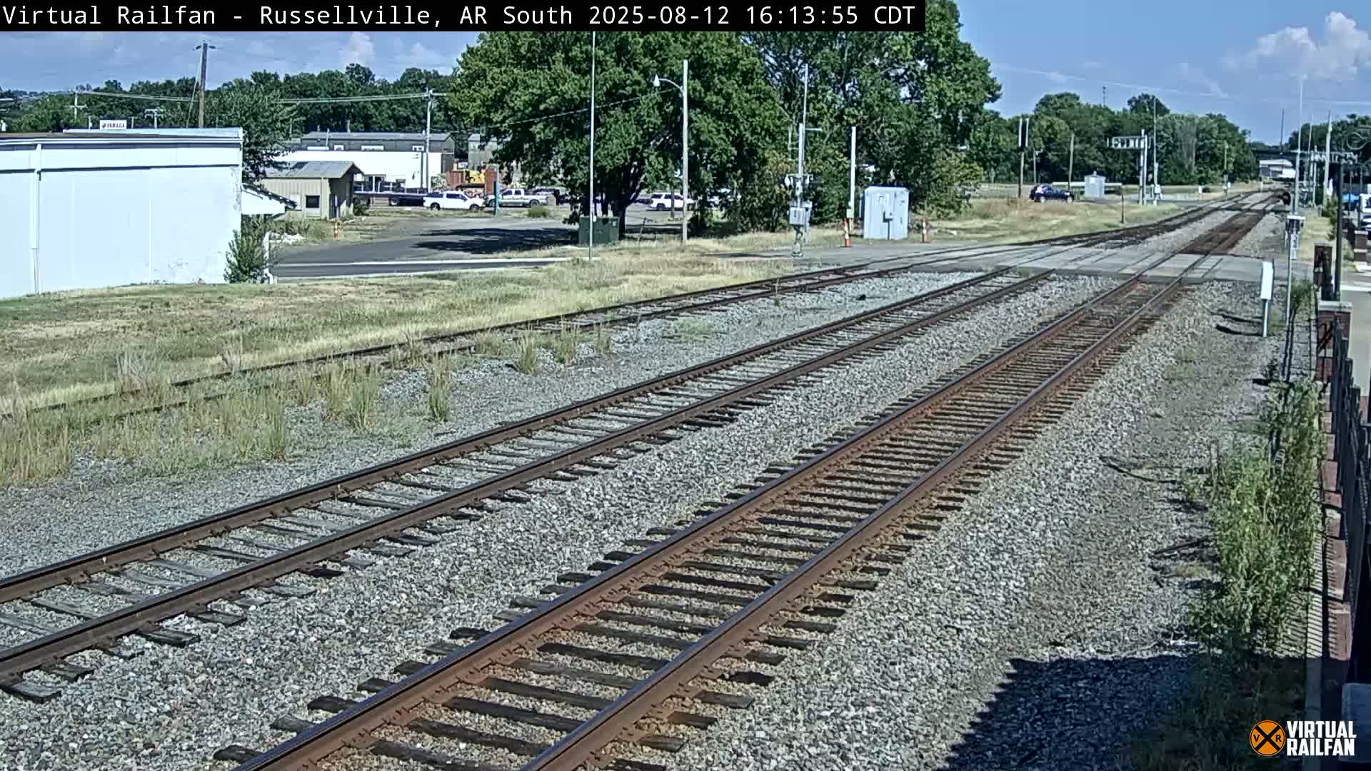 Russellville Railroad Crossing Junction Live Cam - Russellville, Pope, Arkansas, USA 