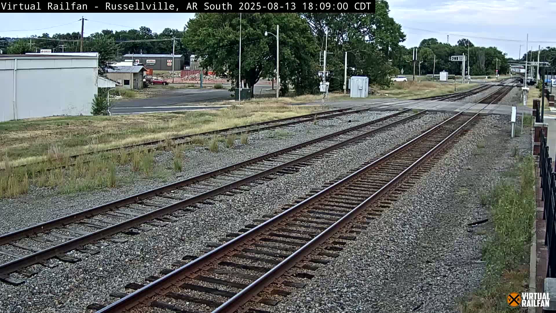 Russellville Railroad Crossing Junction Live Cam - Russellville, Pope, Arkansas, USA 