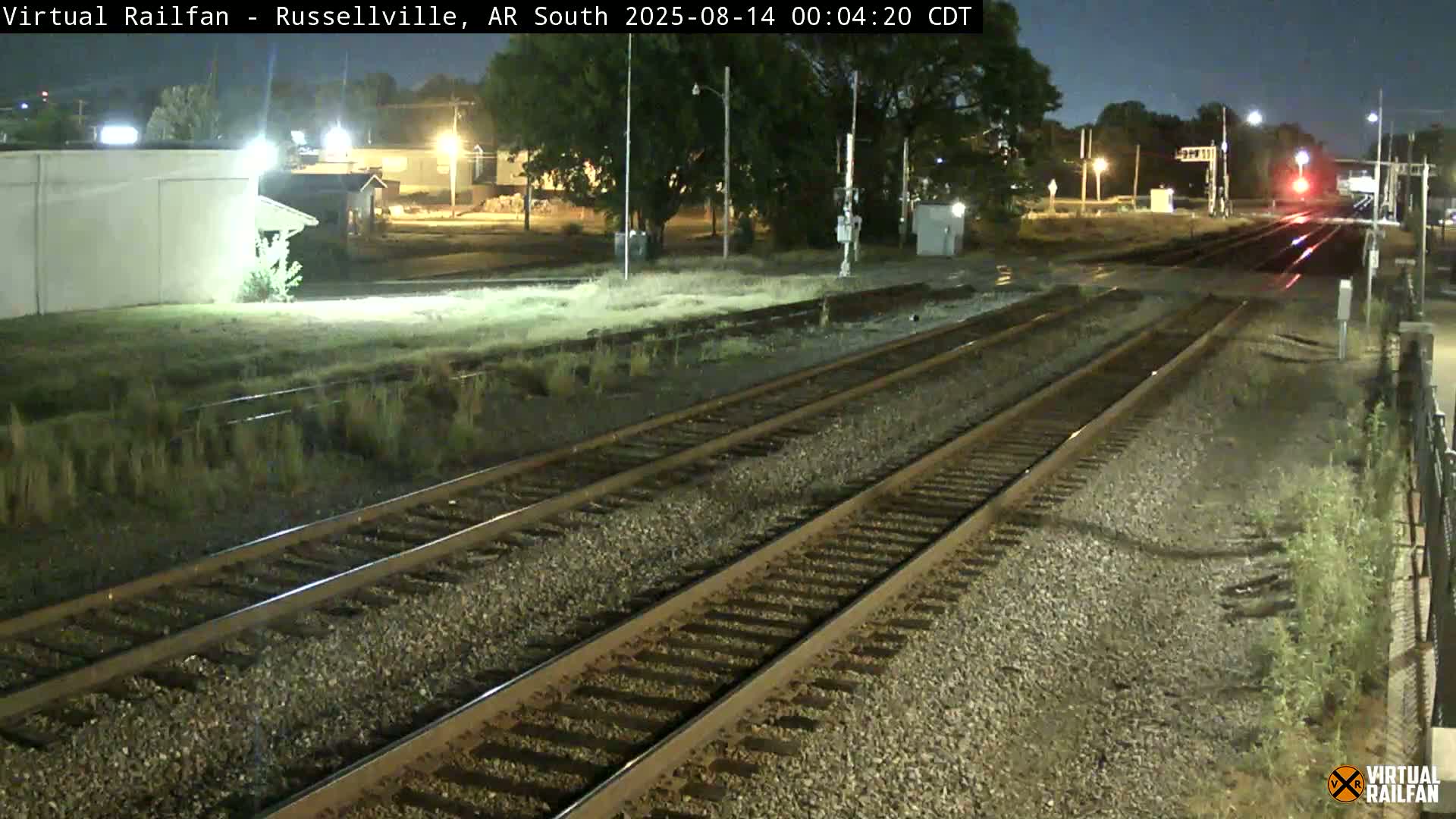 Russellville Railroad Crossing Junction Live Cam - Russellville, Pope, Arkansas, USA 