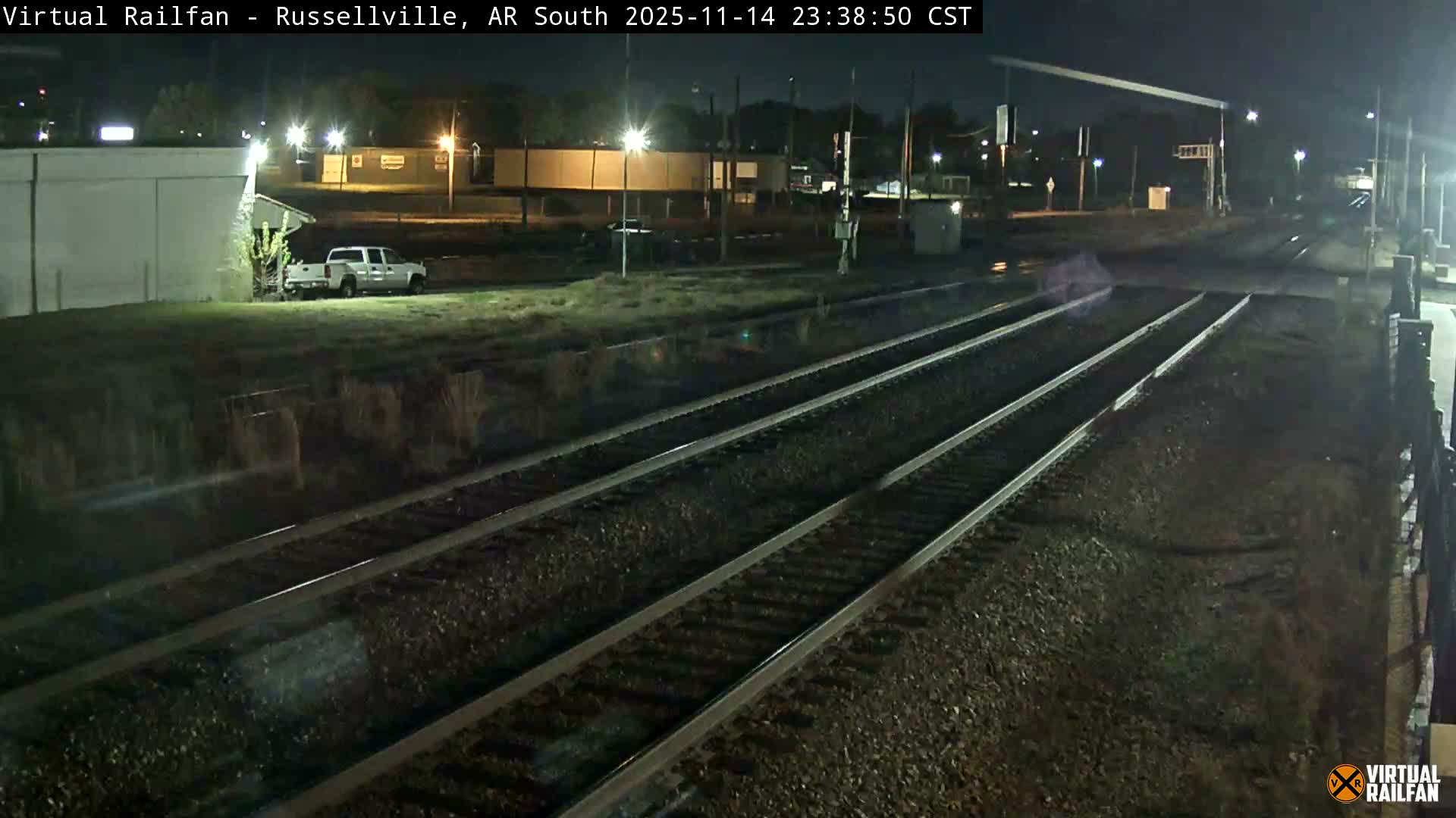 Russellville Railroad Crossing Junction Live Cam - Russellville, Pope, Arkansas, USA 
