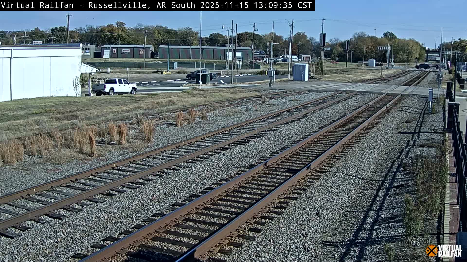 Russellville Railroad Crossing Junction Live Cam - Russellville, Pope, Arkansas, USA 