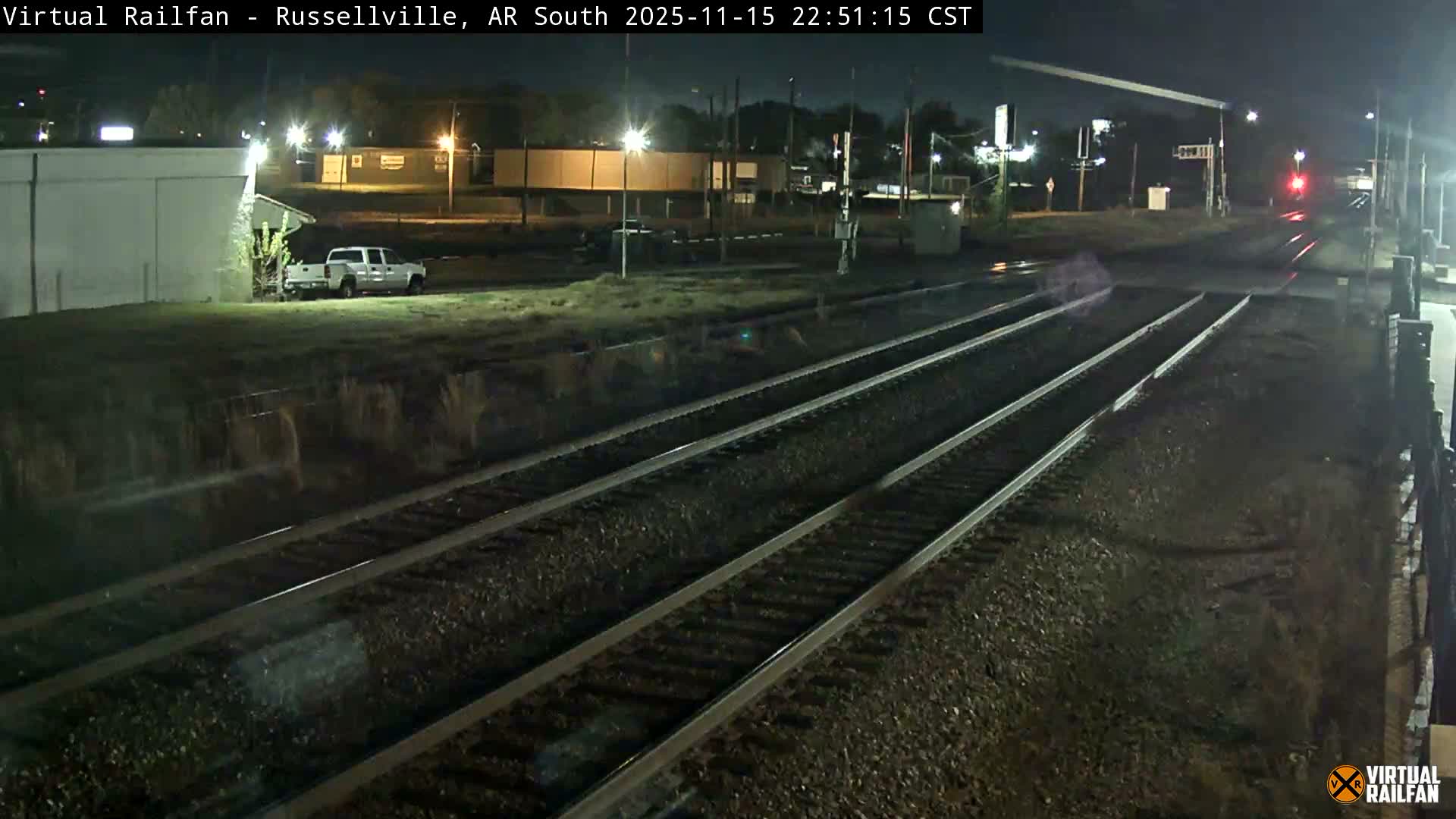 Russellville Railroad Crossing Junction Live Cam - Russellville, Pope, Arkansas, USA 