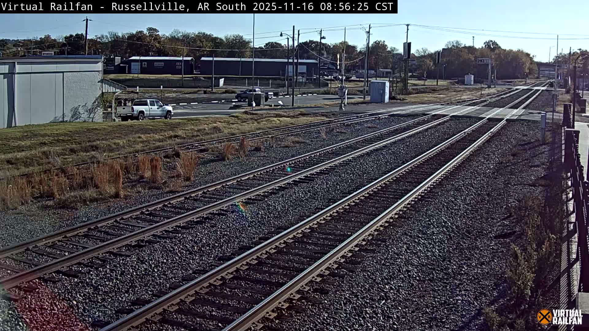 Russellville Railroad Crossing Junction Live Cam - Russellville, Pope, Arkansas, USA 
