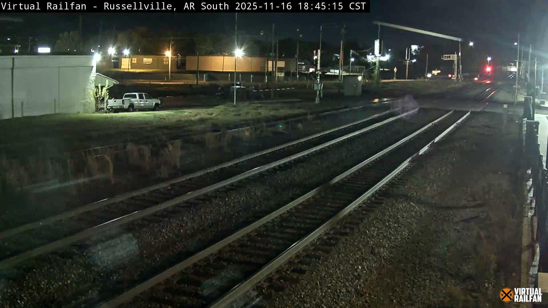 Russellville Railroad Crossing Junction Live Cam - Russellville, Pope, Arkansas, USA 