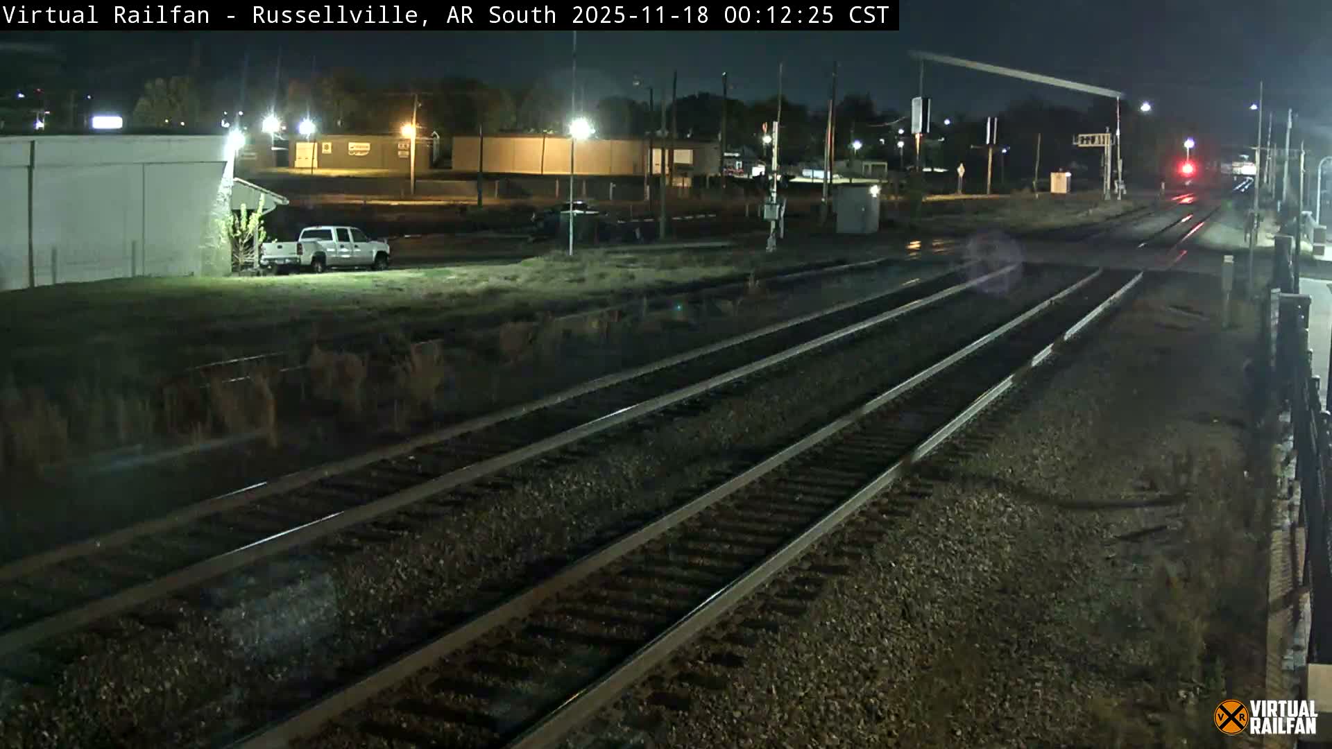 Russellville Railroad Crossing Junction Live Cam - Russellville, Pope, Arkansas, USA 