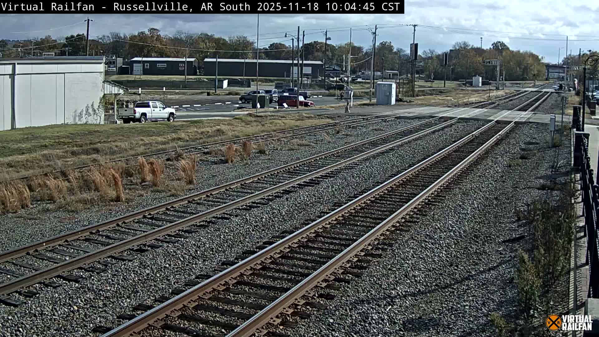 Russellville Railroad Crossing Junction Live Cam - Russellville, Pope, Arkansas, USA 