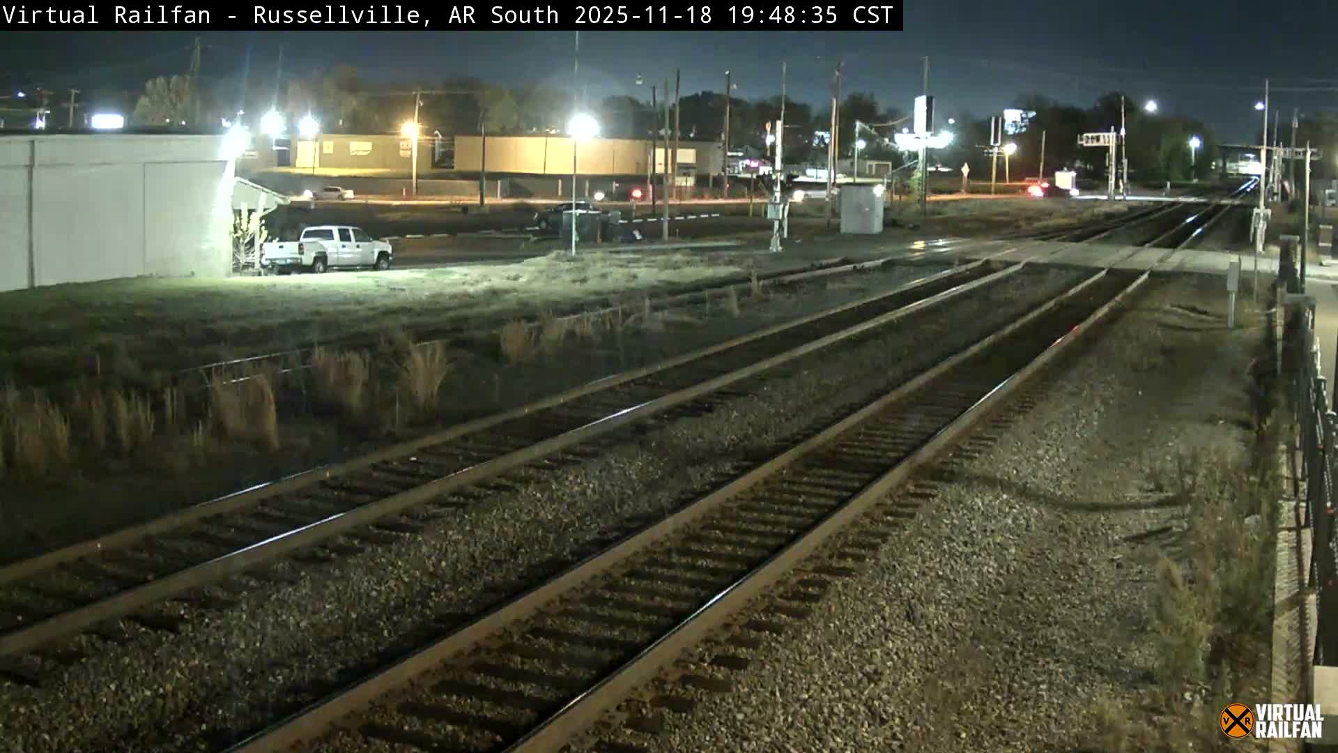 Russellville Railroad Crossing Junction Live Cam - Russellville, Pope, Arkansas, USA 