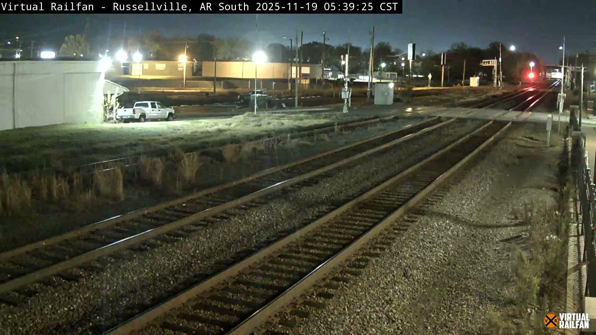 Russellville Railroad Crossing Junction Live Cam - Russellville, Pope, Arkansas, USA 