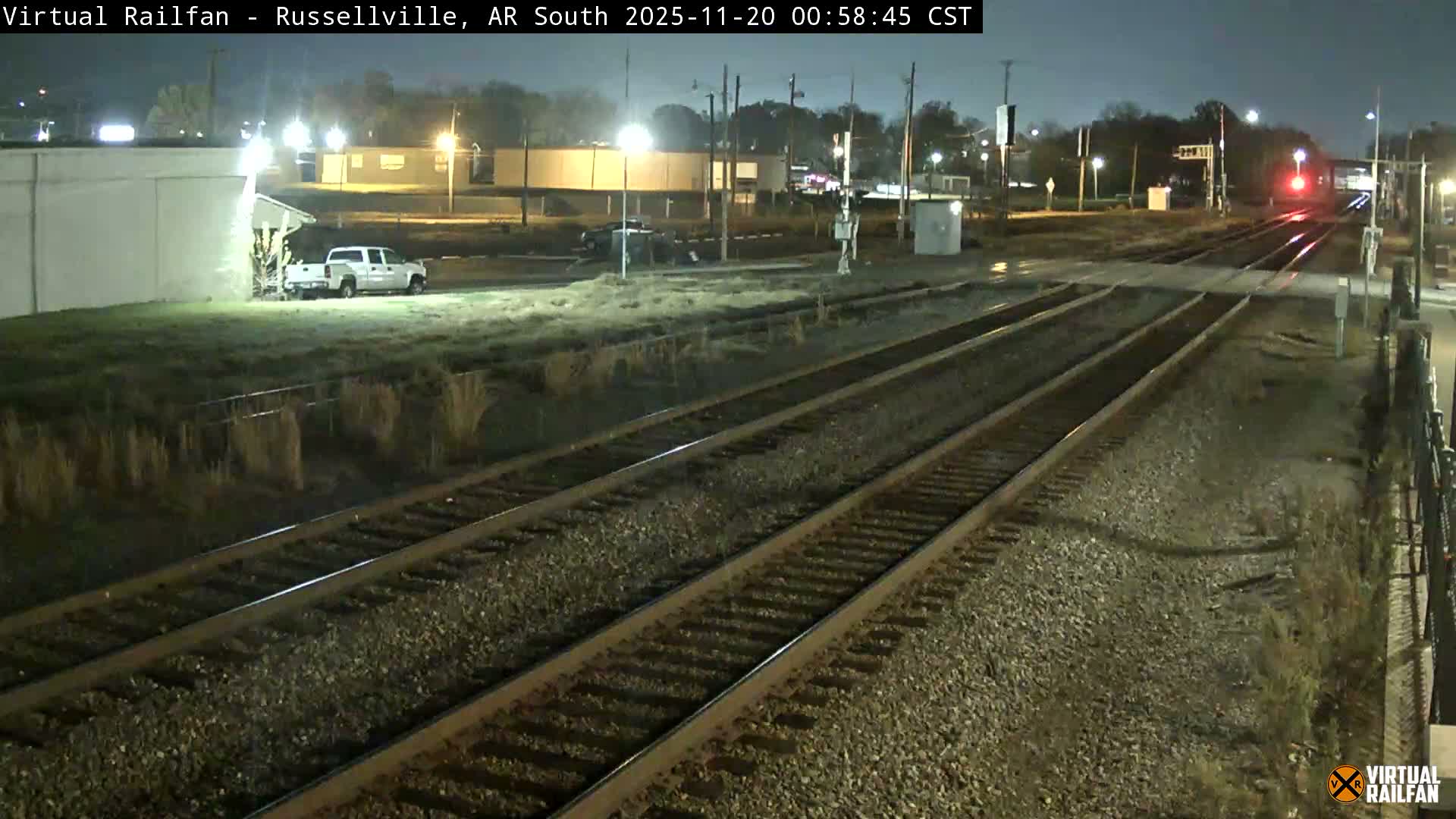 Russellville Railroad Crossing Junction Live Cam - Russellville, Pope, Arkansas, USA 