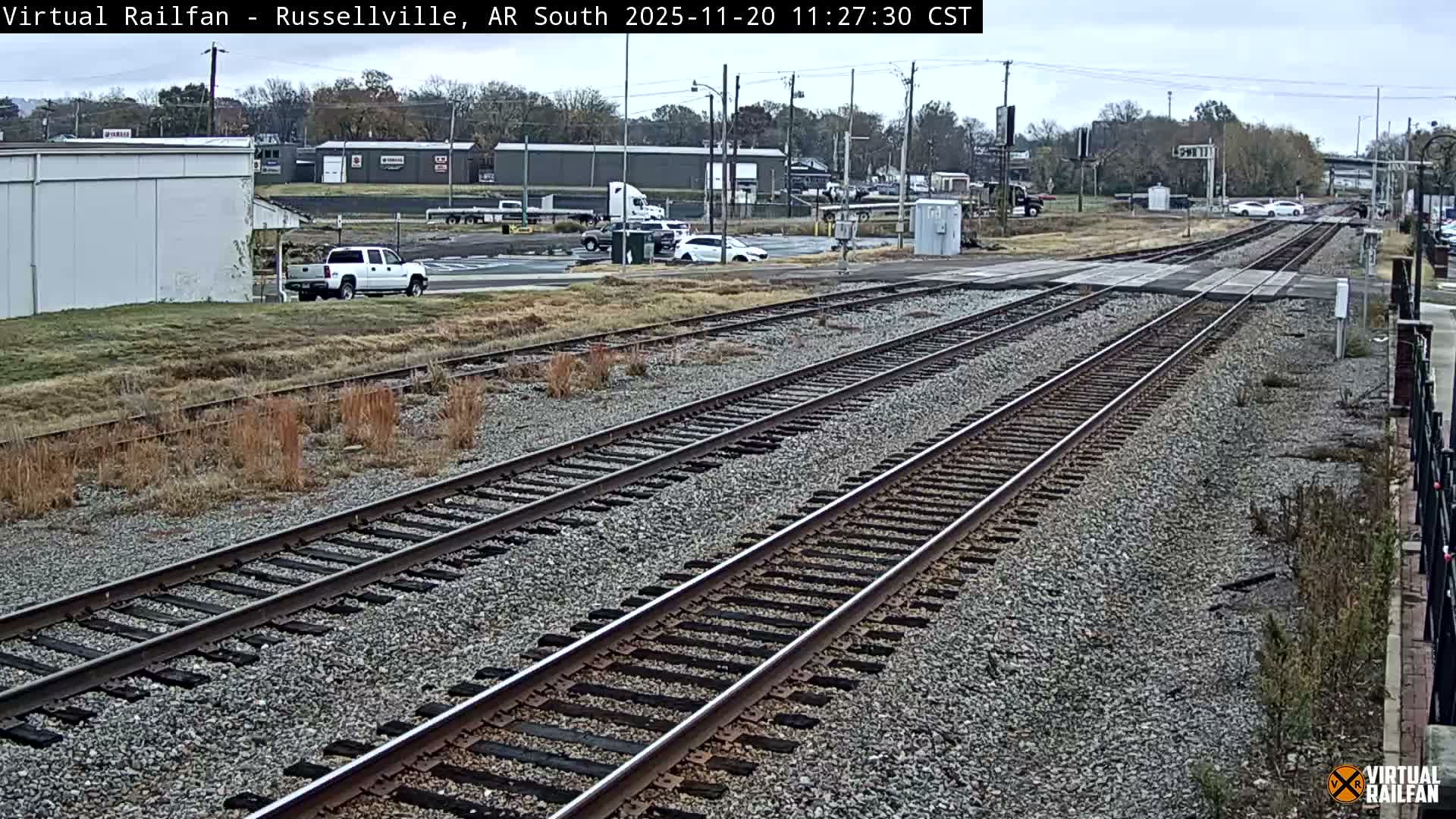 Russellville Railroad Crossing Junction Live Cam - Russellville, Pope, Arkansas, USA 