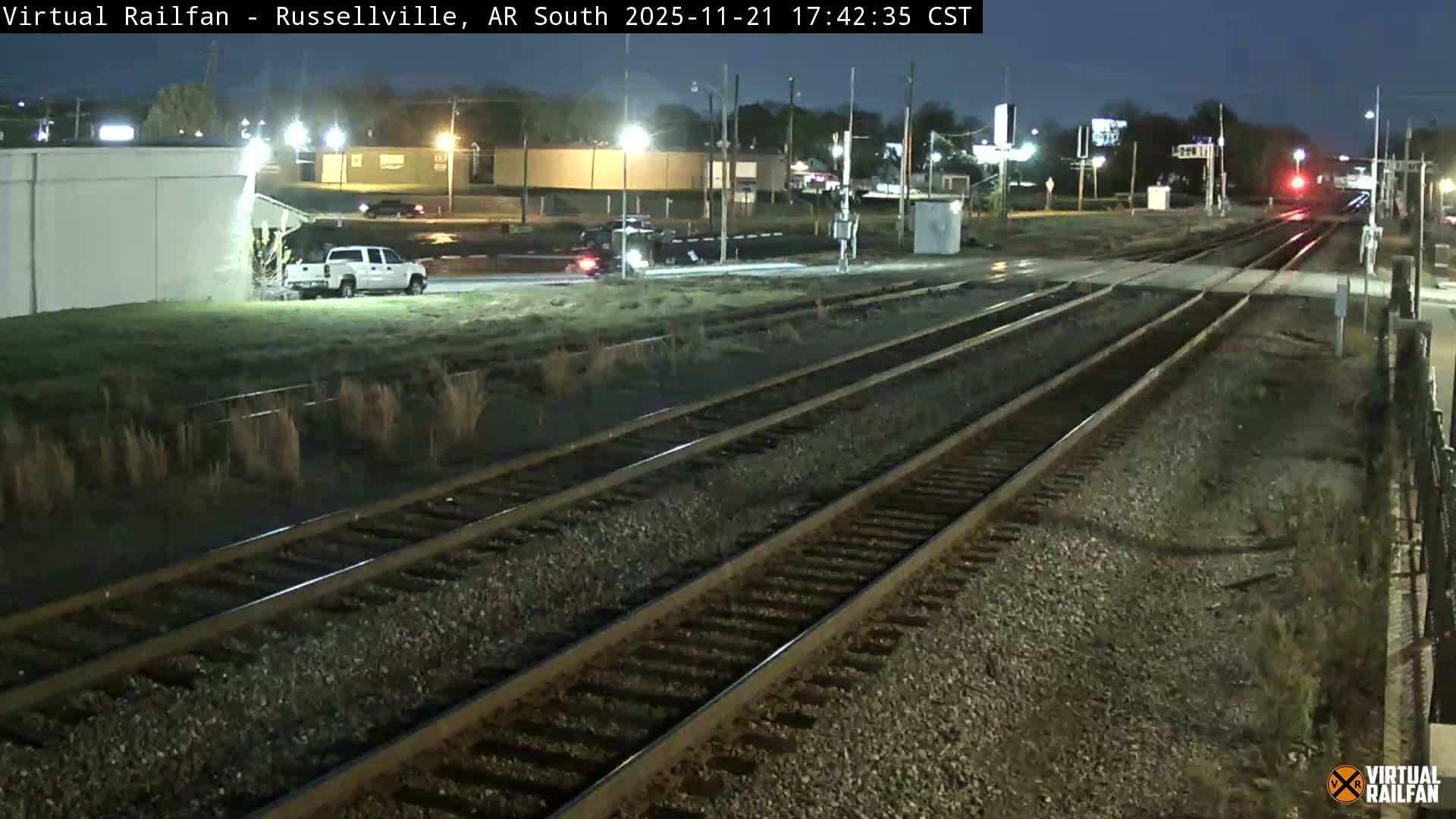 Russellville Railroad Crossing Junction Live Cam - Russellville, Pope, Arkansas, USA 