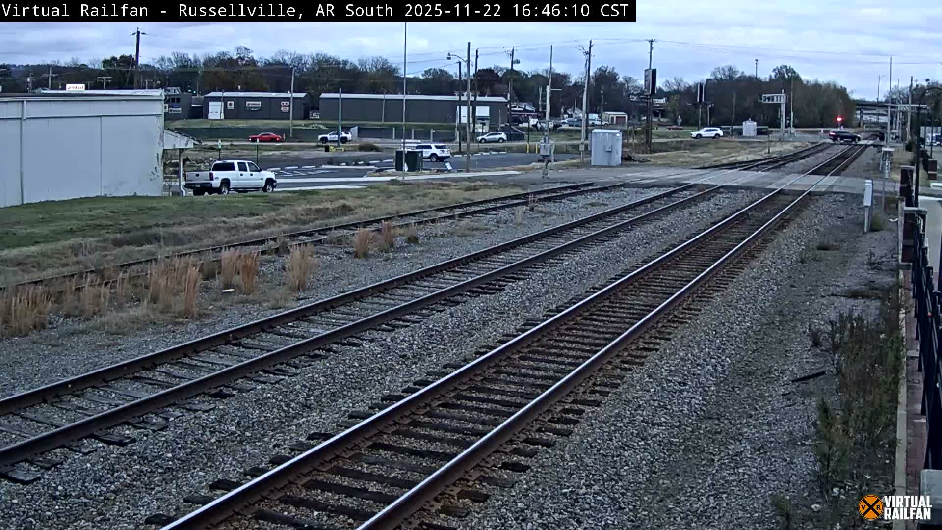 Russellville Railroad Crossing Junction Live Cam - Russellville, Pope, Arkansas, USA 