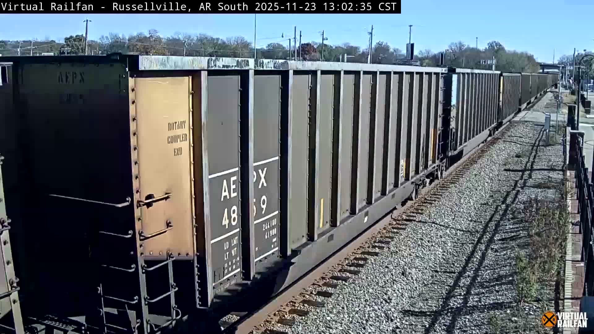 Russellville Railroad Crossing Junction Live Cam - Russellville, Pope, Arkansas, USA 