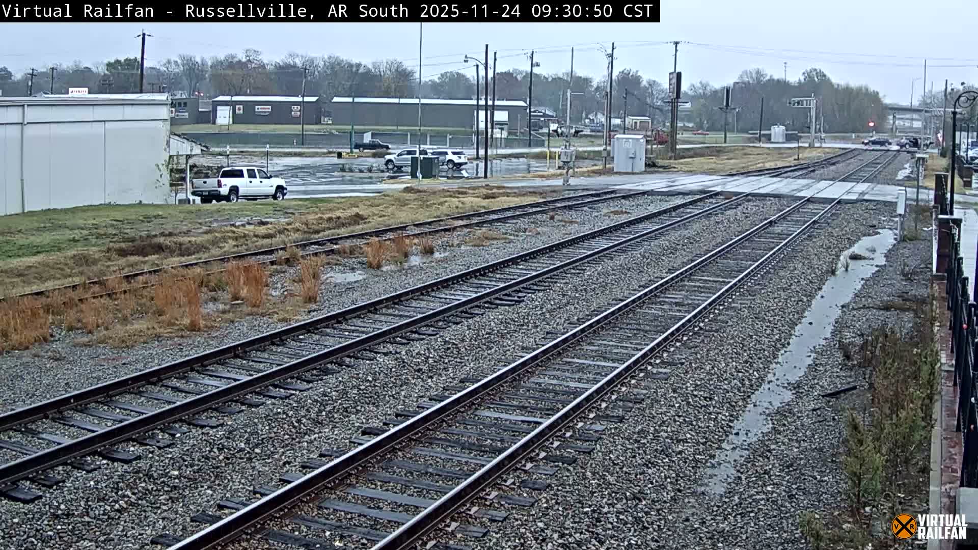 Russellville Railroad Crossing Junction Live Cam - Russellville, Pope, Arkansas, USA 