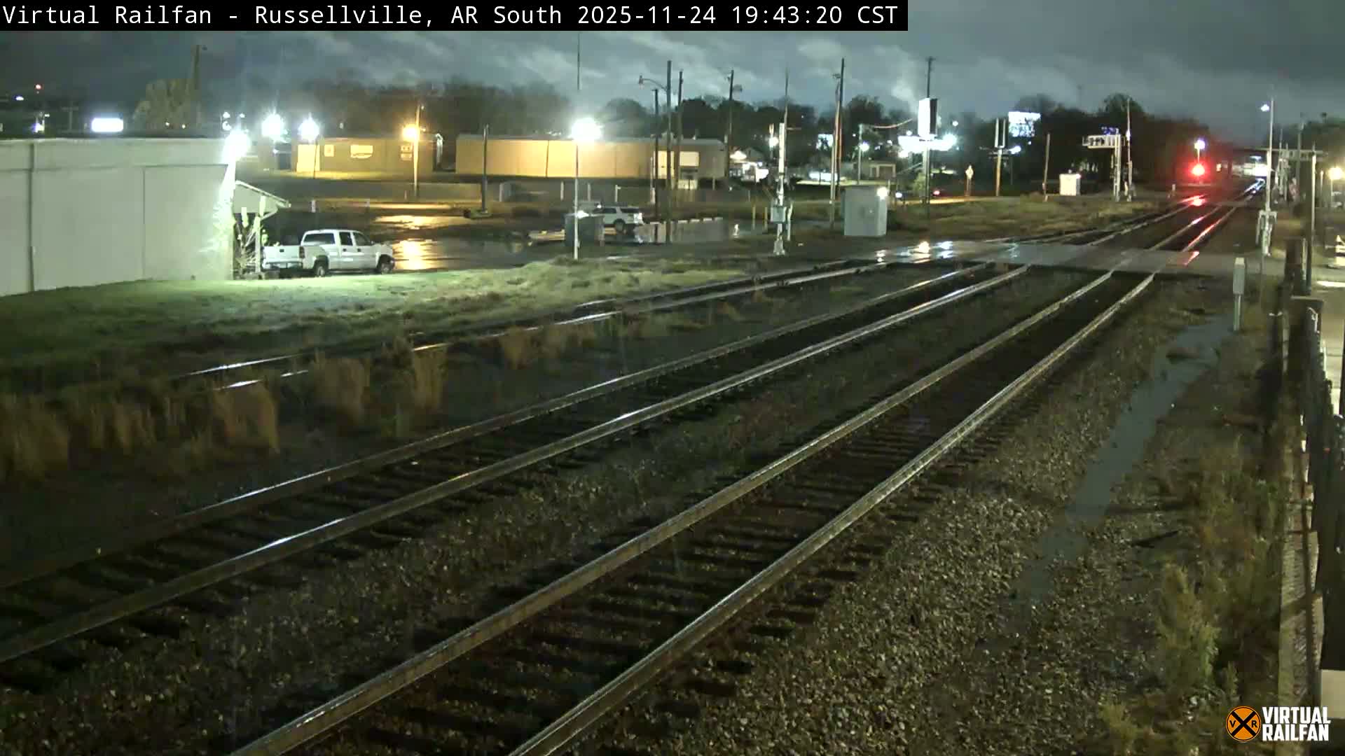 Russellville Railroad Crossing Junction Live Cam - Russellville, Pope, Arkansas, USA 