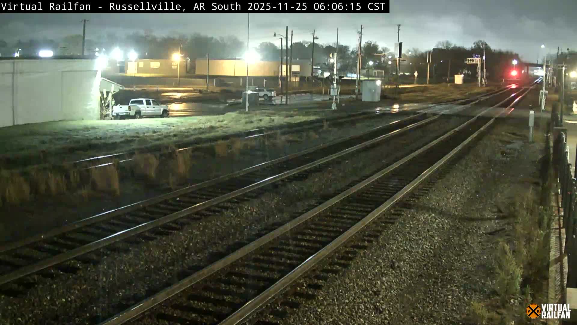Russellville Railroad Crossing Junction Live Cam - Russellville, Pope, Arkansas, USA 