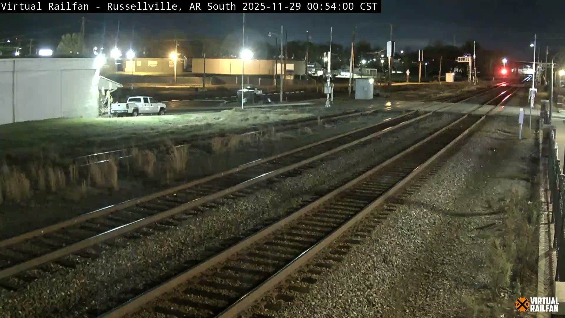 Russellville Railroad Crossing Junction Live Cam - Russellville, Pope, Arkansas, USA 