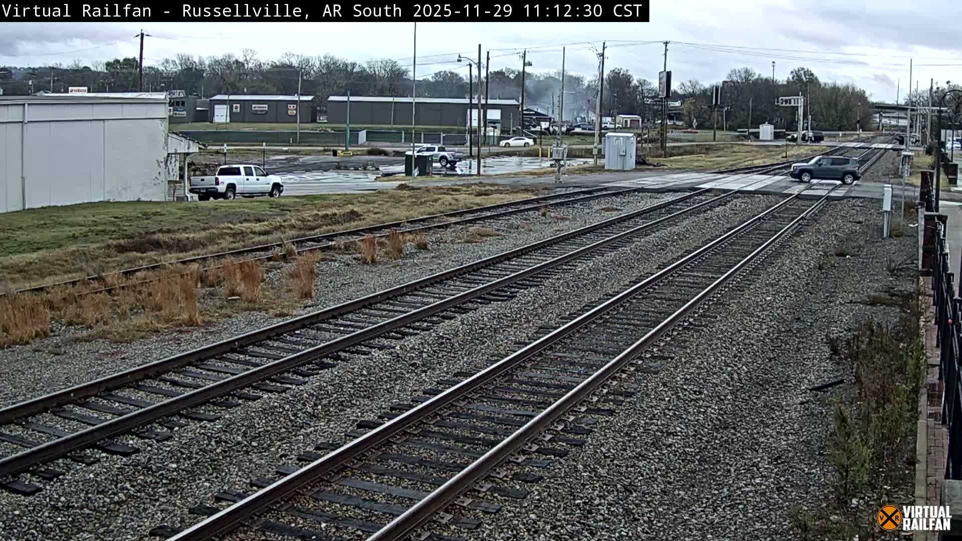 Russellville Railroad Crossing Junction Live Cam - Russellville, Pope, Arkansas, USA 