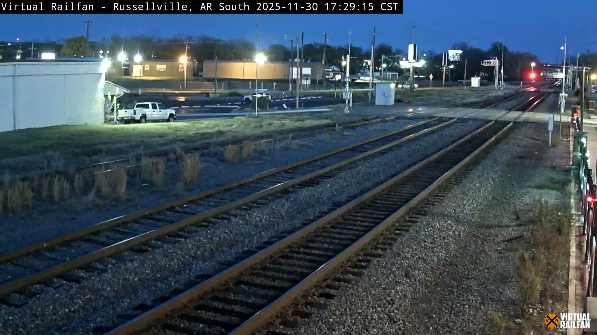 Russellville Railroad Crossing Junction Live Cam - Russellville, Pope, Arkansas, USA 