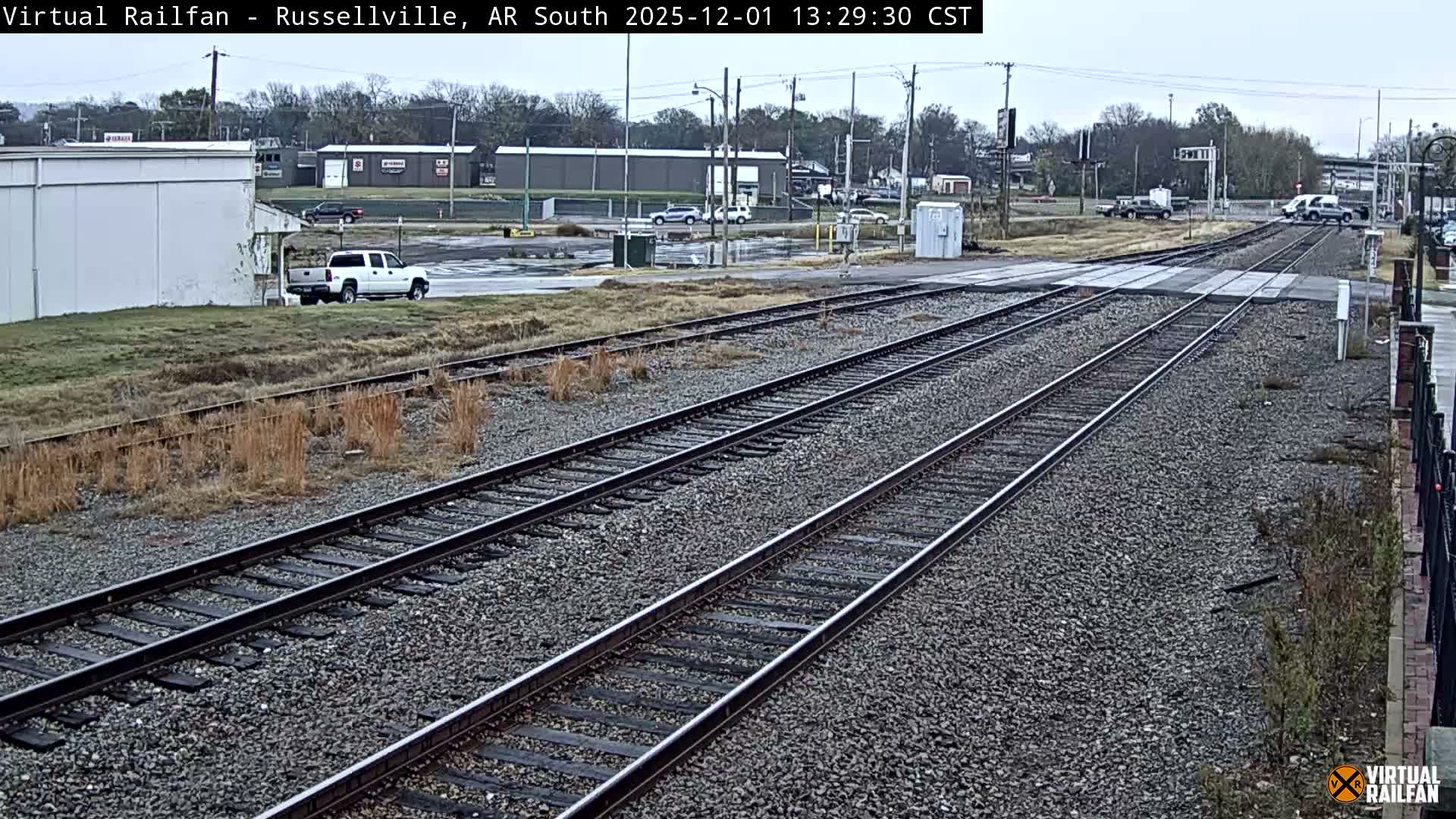 Russellville Railroad Crossing Junction Live Cam - Russellville, Pope, Arkansas, USA 