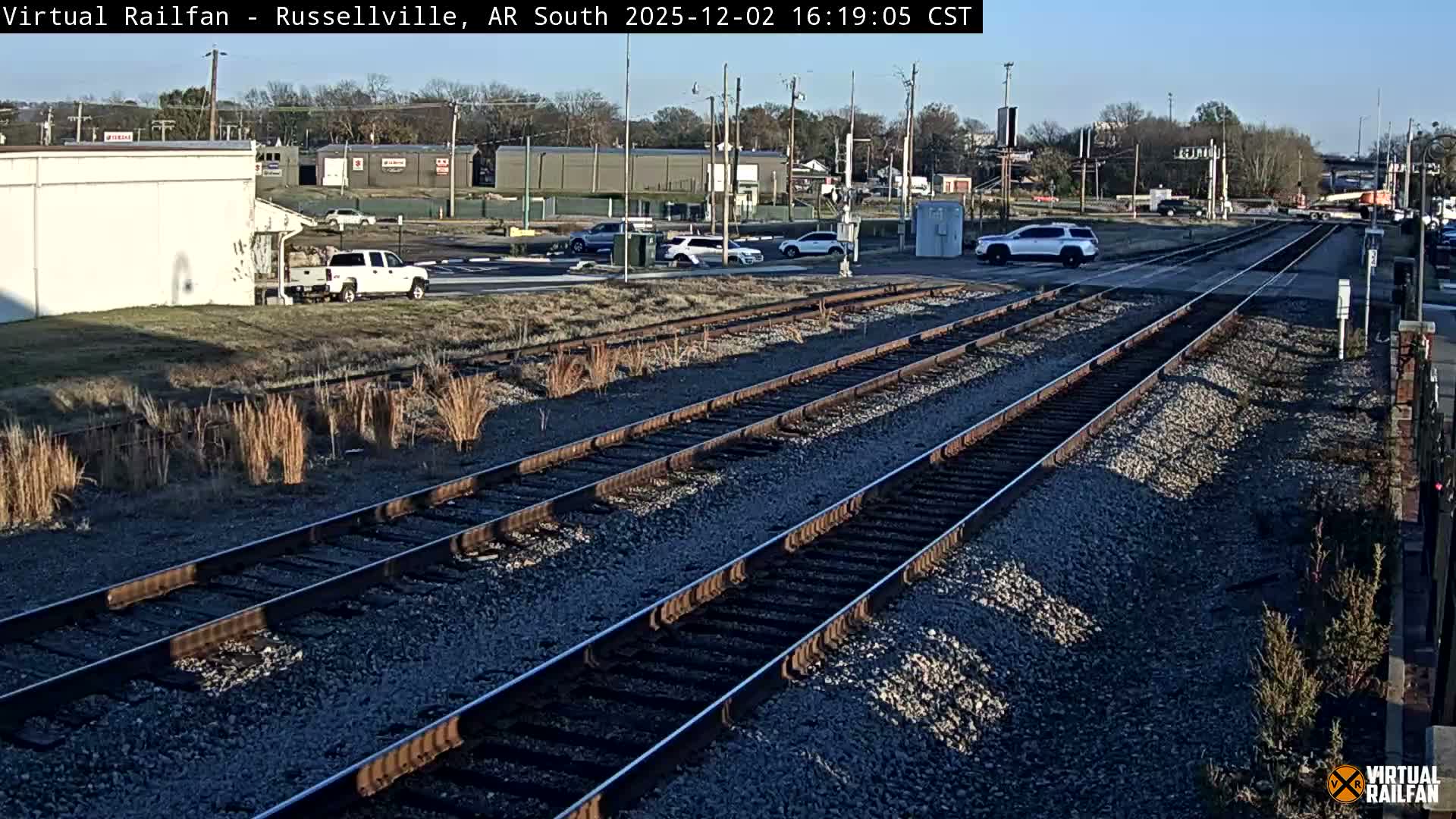 Russellville Railroad Crossing Junction Live Cam - Russellville, Pope, Arkansas, USA 
