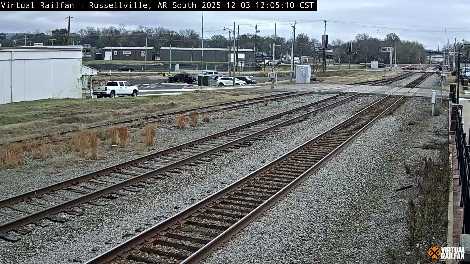 Russellville Railroad Crossing Junction Live Cam - Russellville, Pope, Arkansas, USA 