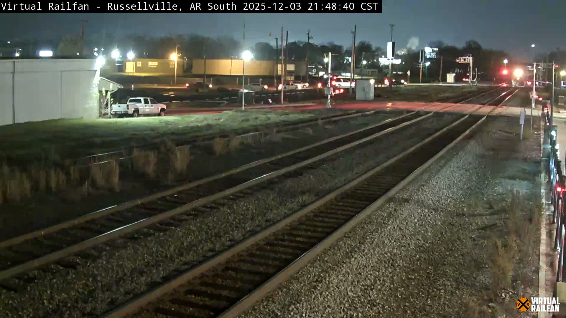 Russellville Railroad Crossing Junction Live Cam - Russellville, Pope, Arkansas, USA 