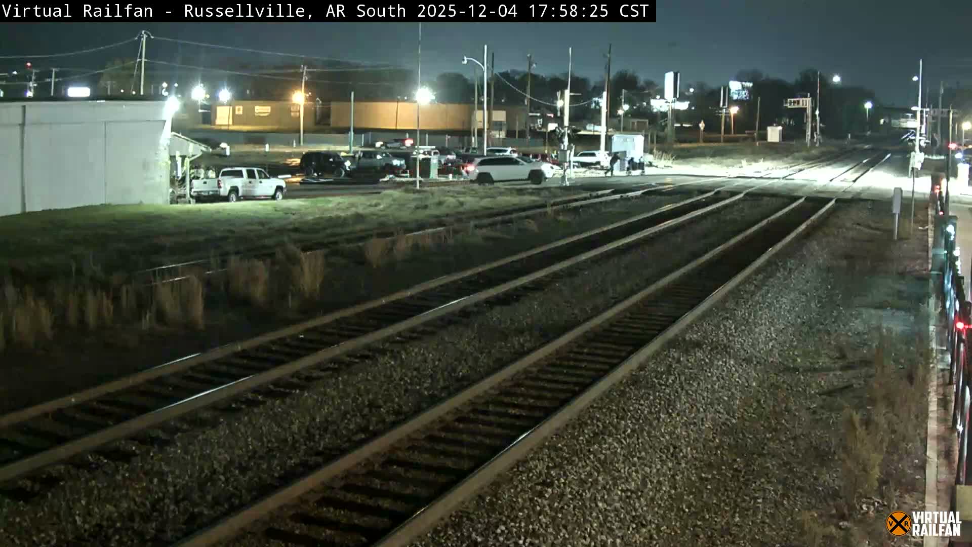 Russellville Railroad Crossing Junction Live Cam - Russellville, Pope, Arkansas, USA 