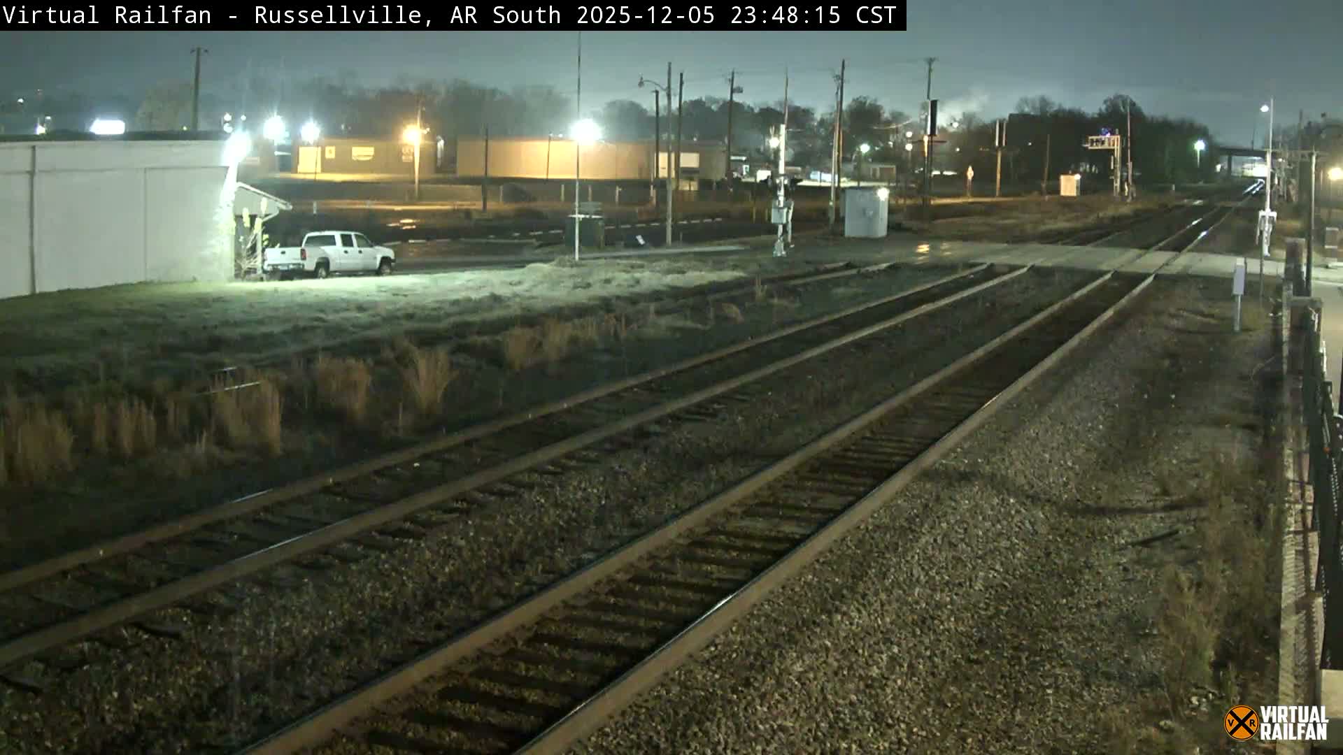 Russellville Railroad Crossing Junction Live Cam - Russellville, Pope, Arkansas, USA 