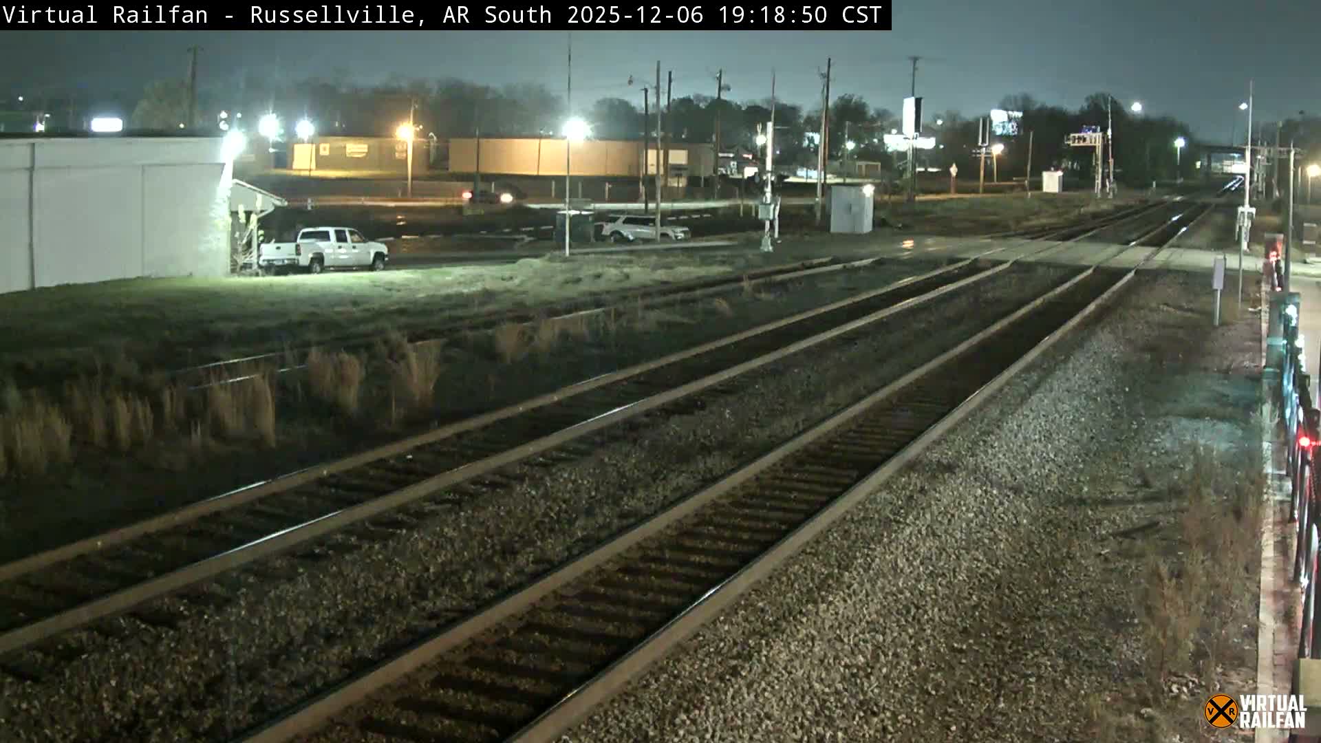 Russellville Railroad Crossing Junction Live Cam - Russellville, Pope, Arkansas, USA 