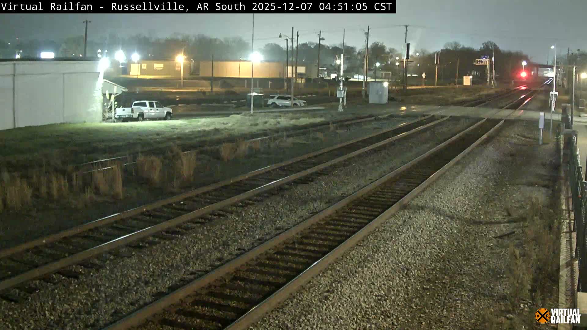 Russellville Railroad Crossing Junction Live Cam - Russellville, Pope, Arkansas, USA 