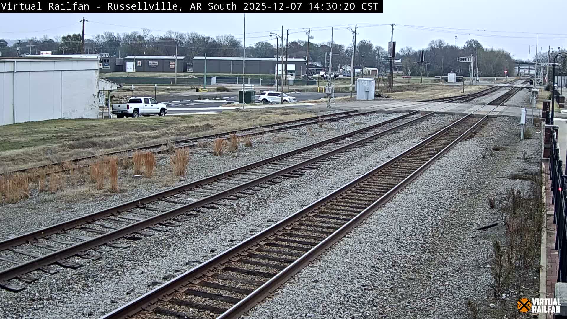 Russellville Railroad Crossing Junction Live Cam - Russellville, Pope, Arkansas, USA 