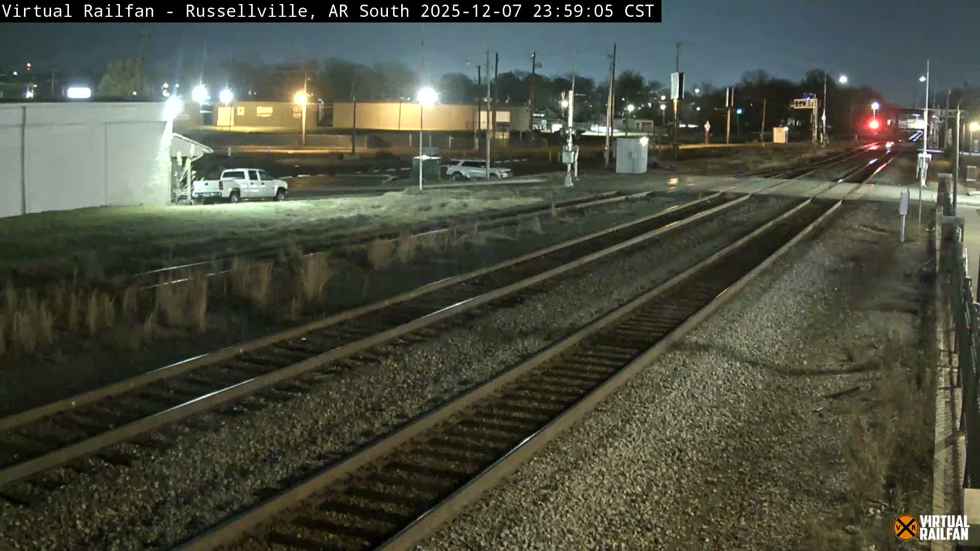 Russellville Railroad Crossing Junction Live Cam - Russellville, Pope, Arkansas, USA 