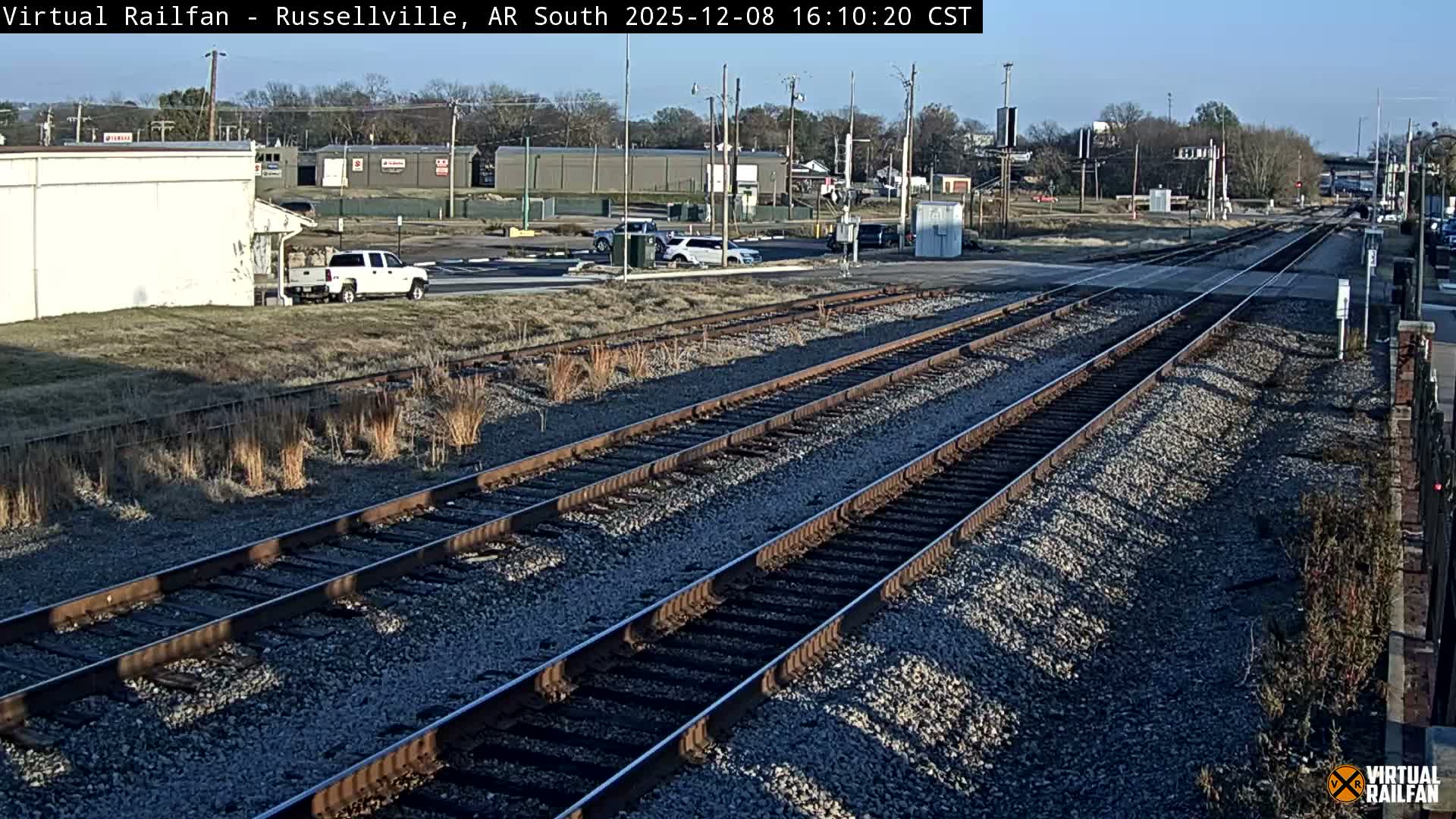 Russellville Railroad Crossing Junction Live Cam - Russellville, Pope, Arkansas, USA 