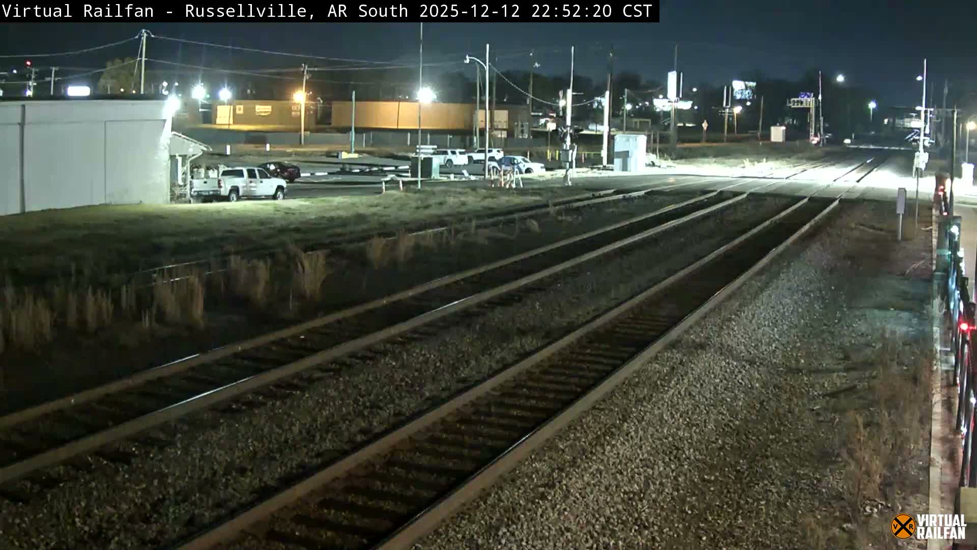 Russellville Railroad Crossing Junction Live Cam - Russellville, Pope, Arkansas, USA 