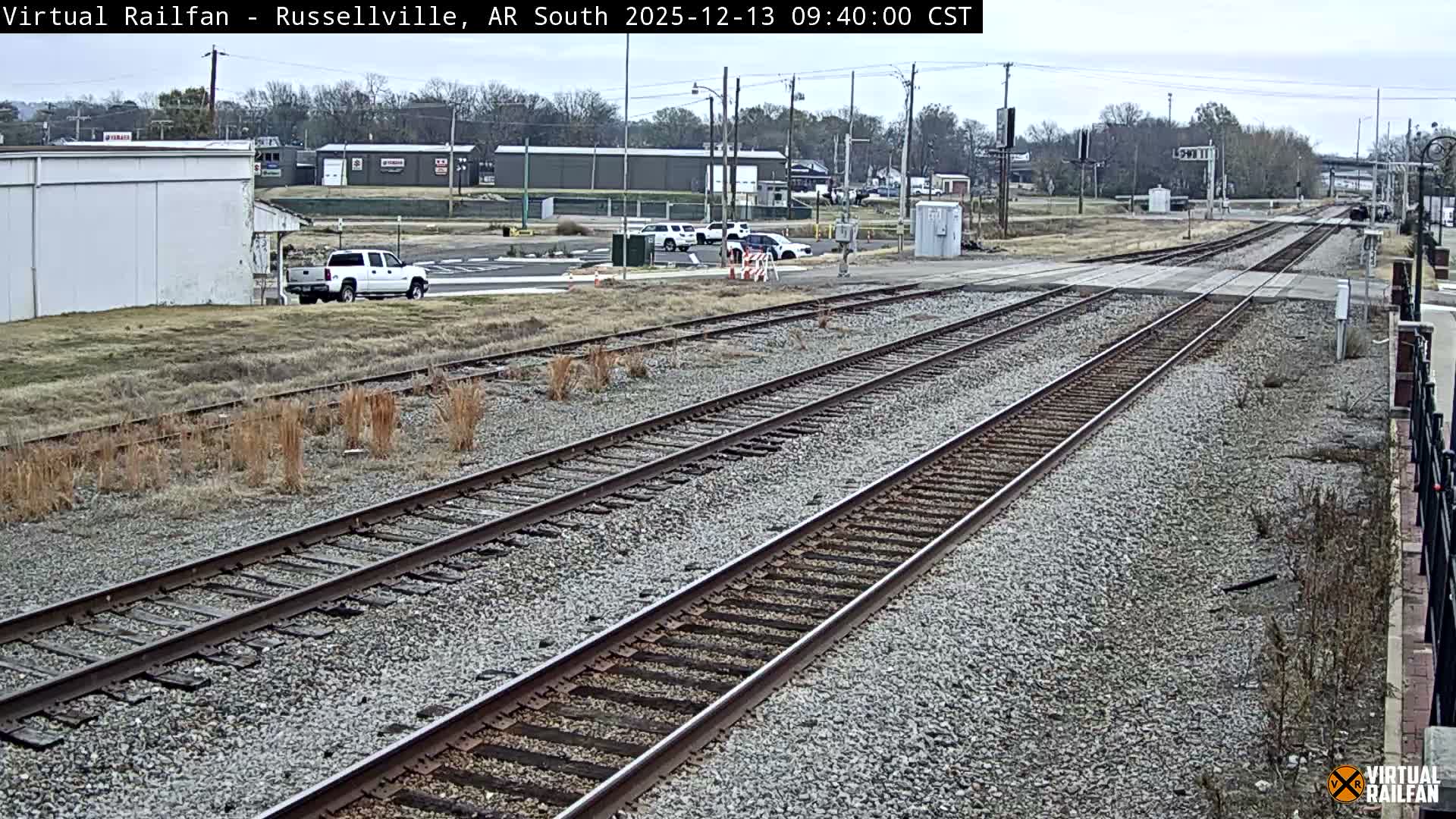 Russellville Railroad Crossing Junction Live Cam - Russellville, Pope, Arkansas, USA 