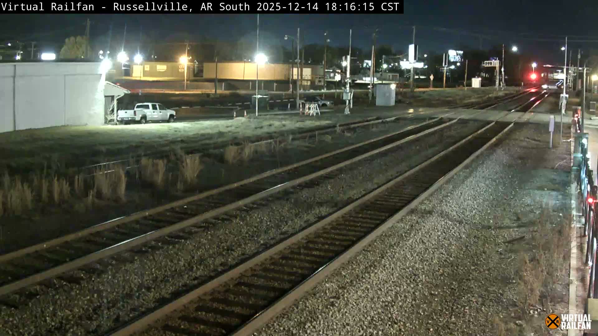Russellville Railroad Crossing Junction Live Cam - Russellville, Pope, Arkansas, USA 