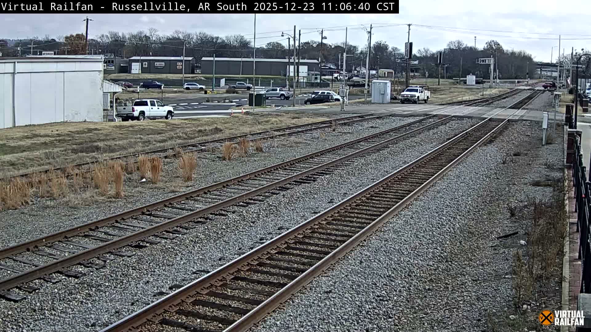 Russellville Railroad Crossing Junction Live Cam - Russellville, Pope, Arkansas, USA 