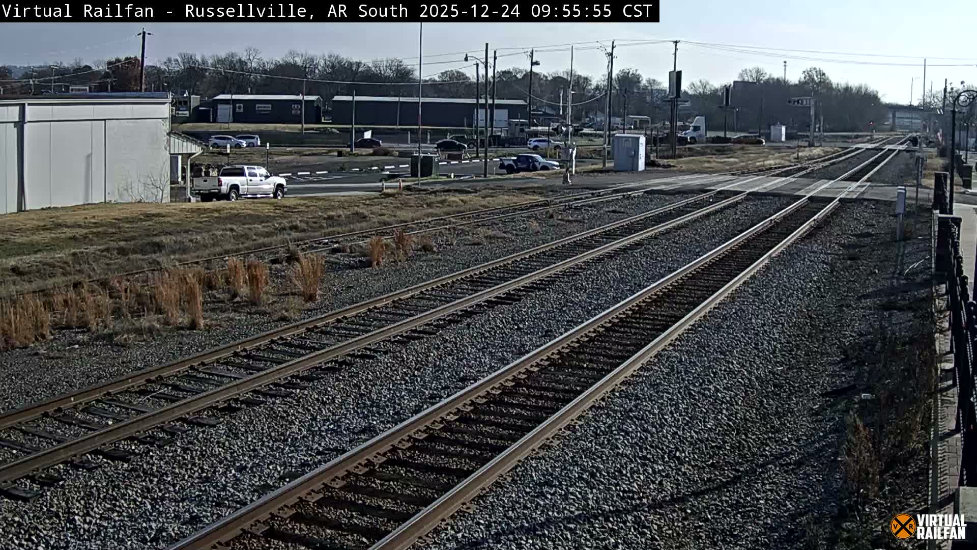 Russellville Railroad Crossing Junction Live Cam - Russellville, Pope, Arkansas, USA 