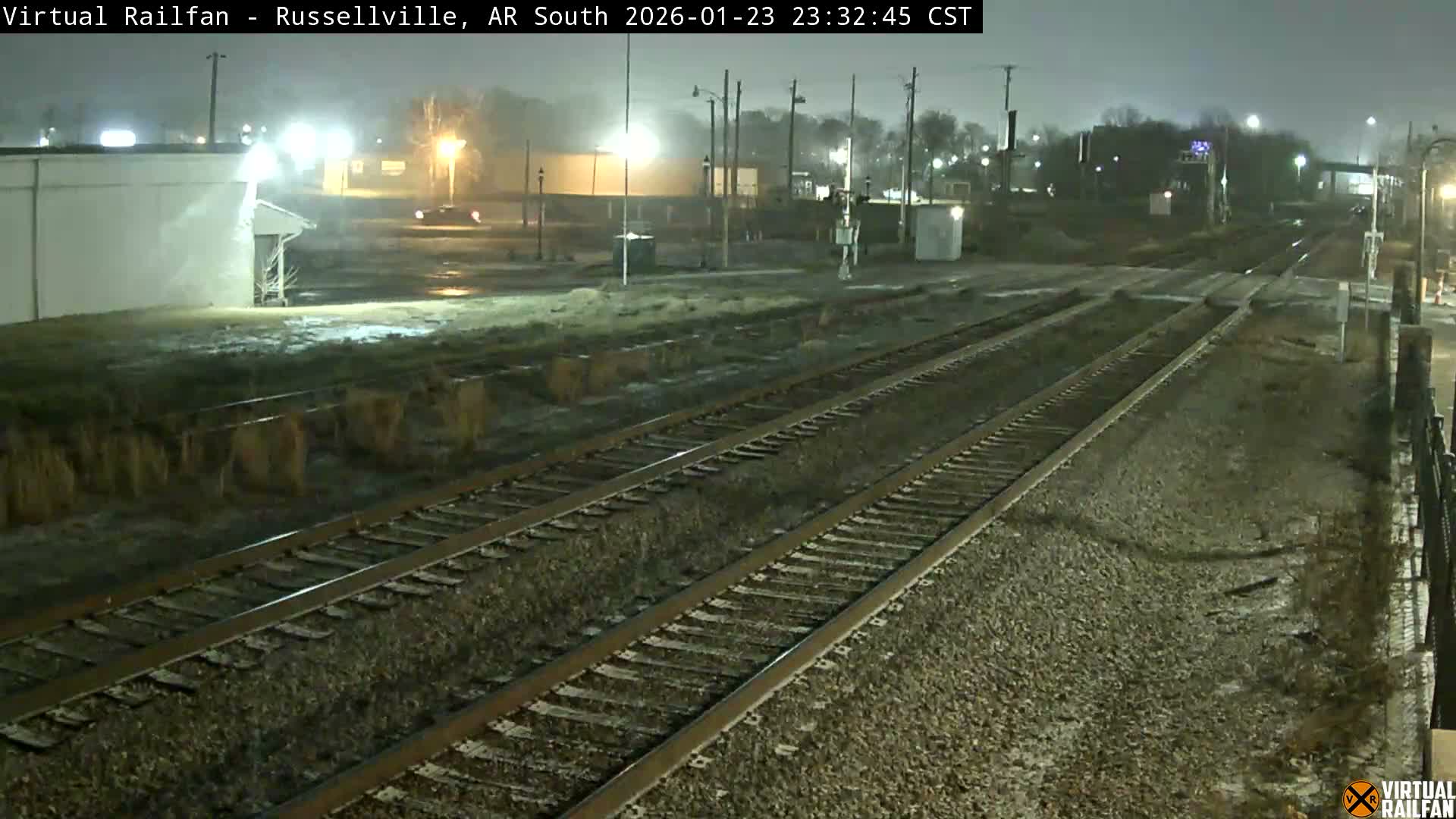 Russellville Railroad Crossing Junction Live Cam - Russellville, Pope, Arkansas, USA 