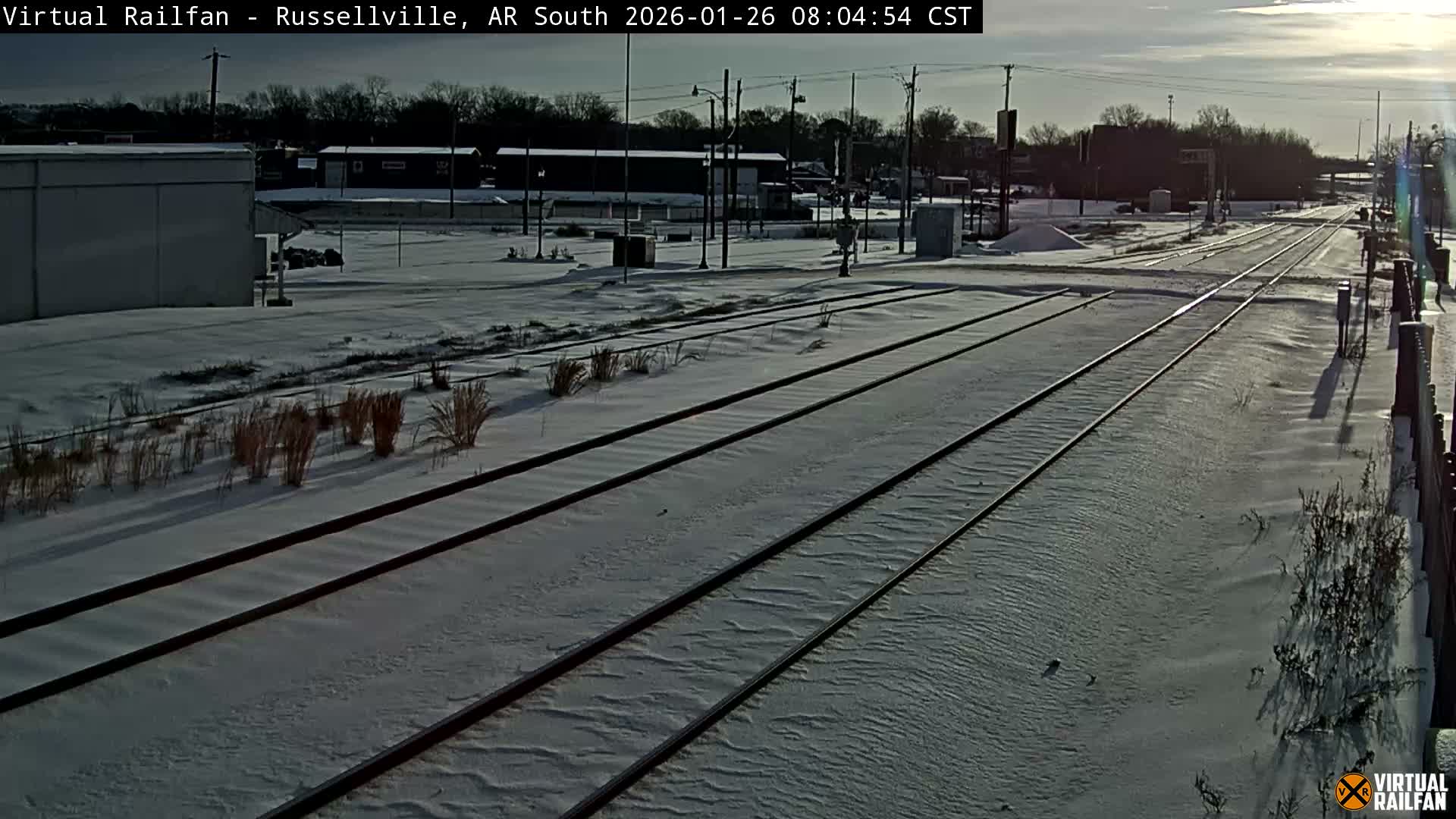 Russellville Railroad Crossing Junction Live Cam - Russellville, Pope, Arkansas, USA 