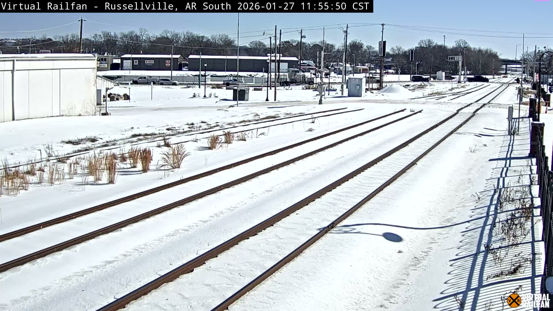 Russellville Railroad Crossing Junction Live Cam - Russellville, Pope, Arkansas, USA 
