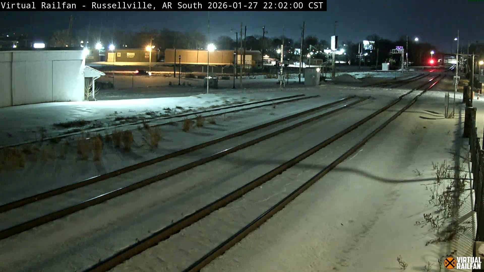 Russellville Railroad Crossing Junction Live Cam - Russellville, Pope, Arkansas, USA 