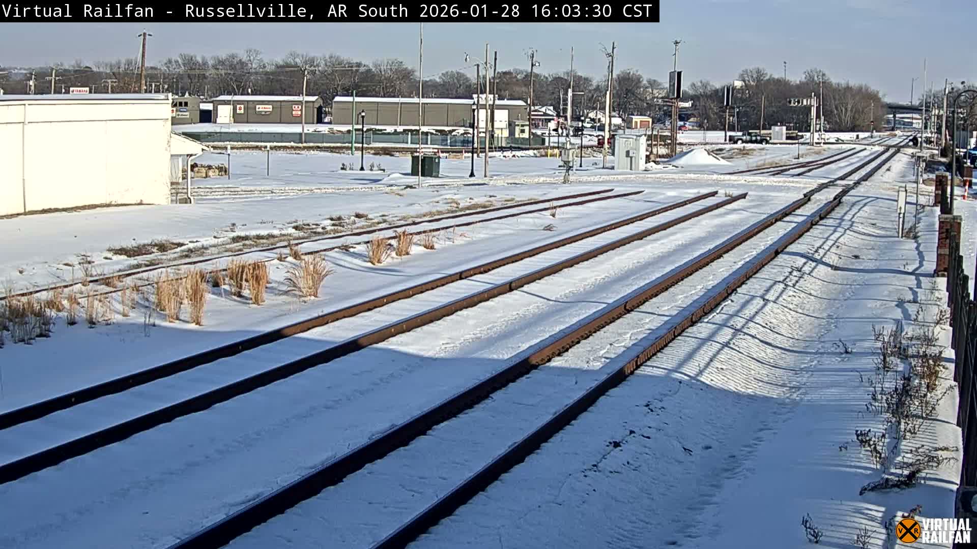 Russellville Railroad Crossing Junction Live Cam - Russellville, Pope, Arkansas, USA 